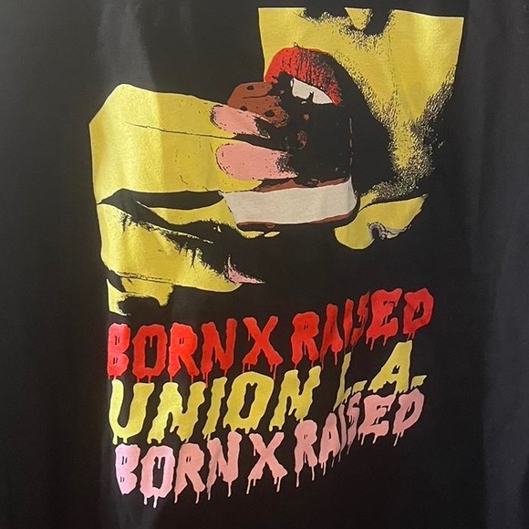 BORN X RAISED x UNION LA COLLAB LONG SLEEVE SHIRT BRAND NEW - Picture 3 of 4